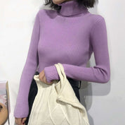 <アッシュブルー1点即納>【カラー展開豊富】【動画あり】タートルネックシンプルコットンリブニット 14色展開 - select store mirror me<アッシュブルー1点即納>【カラー展開豊富】【動画あり】タートルネックシンプルコットンリブニット 14色展開194486476mirror meselect store mirror me194486476ホワイト