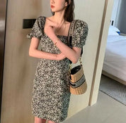 <1点即納あり>〈あみ様ご愛用〉ミクロフラワーワンピース 2タイプ展開 mirror me