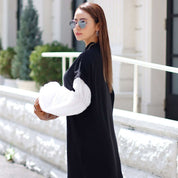 <ブラック1点即納>【動画あり】ニット切り替えランタンスリーブワンピース 2色展開 - select store mirror me<ブラック1点即納>【動画あり】ニット切り替えランタンスリーブワンピース 2色展開194489742mirror meselect store mirror me194489742オフホワイト