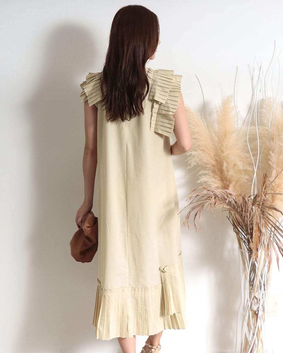 <ブラック1点即納>【動画あり】アシンメトリーデザインプリーツフリルワンピース 3色展開 - select store mirror me<ブラック1点即納>【動画あり】アシンメトリーデザインプリーツフリルワンピース 3色展開194555280mirror meselect store mirror me194555280ホワイト