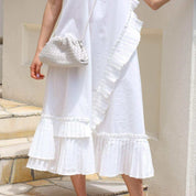 <ブラック1点即納>【動画あり】アシンメトリーデザインプリーツフリルワンピース 3色展開 - select store mirror me<ブラック1点即納>【動画あり】アシンメトリーデザインプリーツフリルワンピース 3色展開194555280mirror meselect store mirror me194555280ホワイト