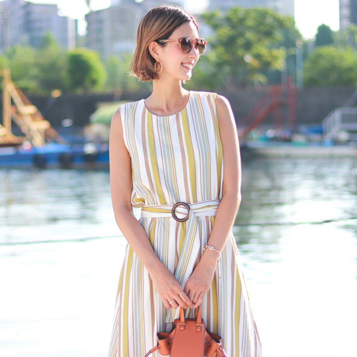 <イエローラスト1点即納>マルチストライプレーヨンワンピース 4色展開 - select store mirror me<イエローラスト1点即納>マルチストライプレーヨンワンピース 4色展開52694202mirror meselect store mirror me52694202【即納】イエロー