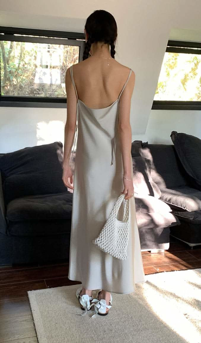 【動画あり】春カラーサテンダブルキャミロングワンピース 10色展開 - select store mirror me【動画あり】春カラーサテンダブルキャミロングワンピース 10色展開199903093mirror meselect store mirror me199903093ホワイト