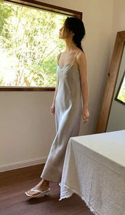 【動画あり】春カラーサテンダブルキャミロングワンピース 10色展開 - select store mirror me【動画あり】春カラーサテンダブルキャミロングワンピース 10色展開199903093mirror meselect store mirror me199903093ホワイト