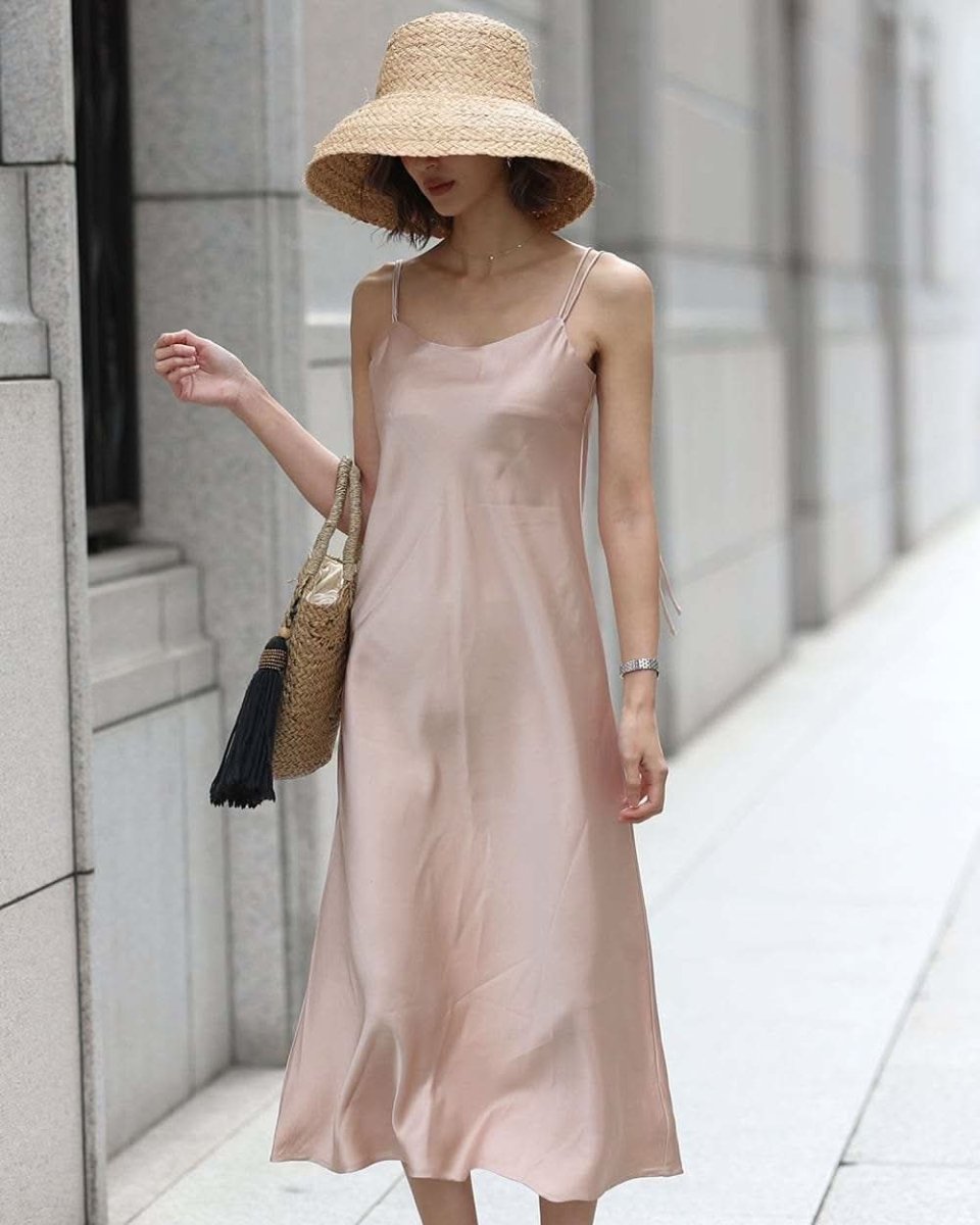 【動画あり】春カラーサテンダブルキャミロングワンピース 10色展開 - select store mirror me【動画あり】春カラーサテンダブルキャミロングワンピース 10色展開199903093mirror meselect store mirror me199903093ホワイト