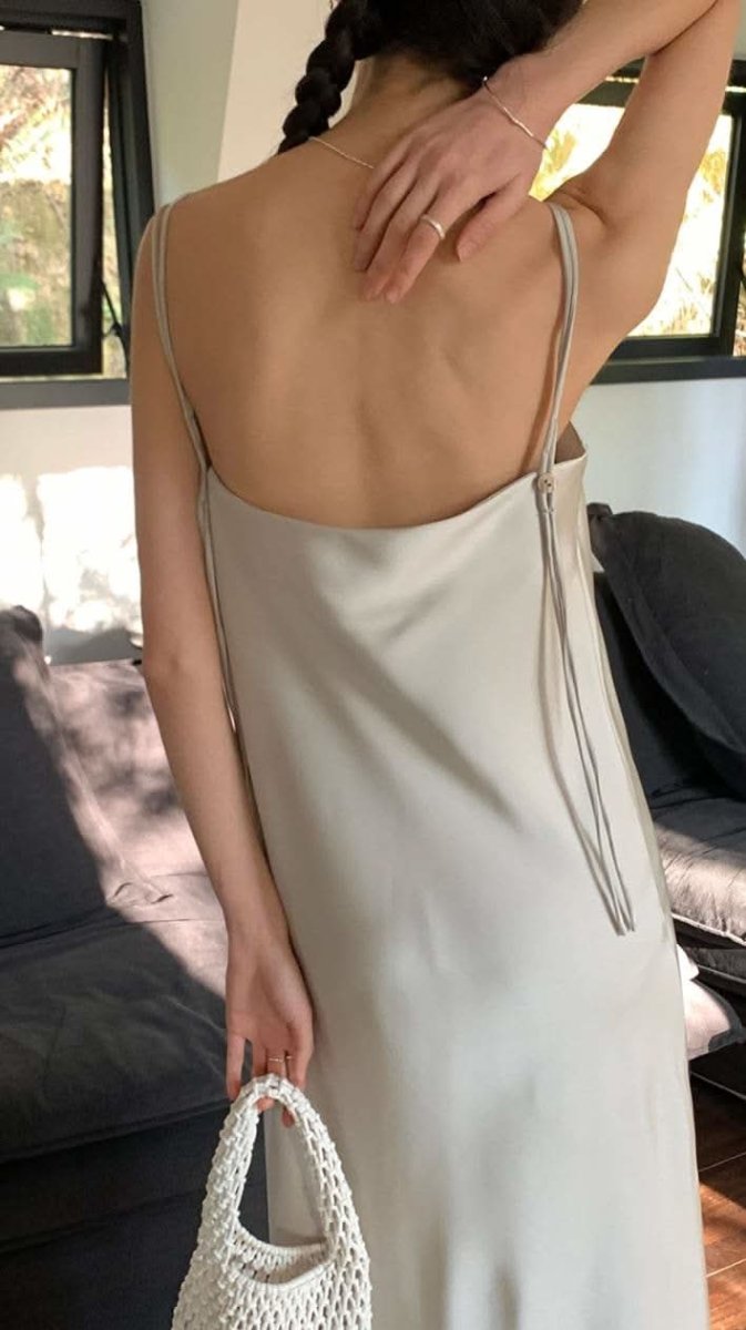 【動画あり】春カラーサテンダブルキャミロングワンピース 10色展開 - select store mirror me【動画あり】春カラーサテンダブルキャミロングワンピース 10色展開199903093mirror meselect store mirror me199903093ホワイト