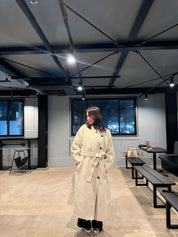 <インスタグラマー様ご愛用>【高品質ウール100%】【動画あり】ベーシックスタンドカラーウールコート 6色展開 mirror me