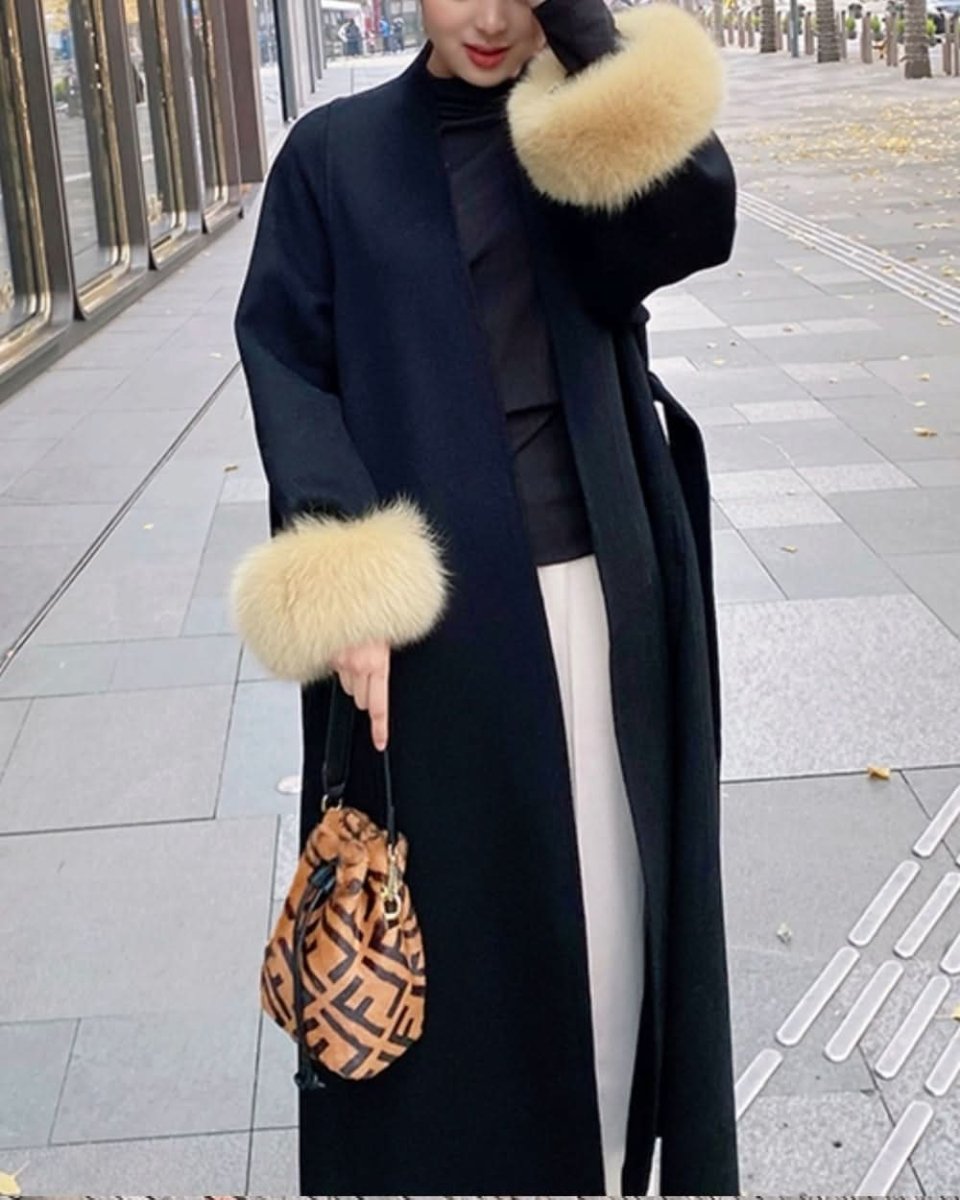 【高品質ウール100%&リアルフォックスファー100%】【動画あり】袖リアルファーウールロングカーディガン - select store mirror me【高品質ウール100%&リアルフォックスファー100%】【動画あり】袖リアルファーウールロングカーディガン153264348mirror meselect store mirror me153264348S