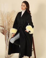 【高品質ウール100%&リアルフォックスファー100%】【動画あり】袖リアルファーウールロングカーディガン - select store mirror me【高品質ウール100%&リアルフォックスファー100%】【動画あり】袖リアルファーウールロングカーディガン153264348mirror meselect store mirror me153264348S