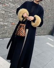 【高品質ウール100%&リアルフォックスファー100%】【動画あり】袖リアルファーウールロングカーディガン - select store mirror me【高品質ウール100%&リアルフォックスファー100%】【動画あり】袖リアルファーウールロングカーディガン153264348mirror meselect store mirror me153264348S