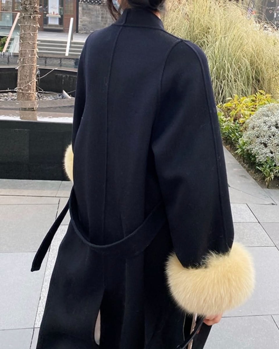 【高品質ウール100%&リアルフォックスファー100%】【動画あり】袖リアルファーウールロングカーディガン - select store mirror me【高品質ウール100%&リアルフォックスファー100%】【動画あり】袖リアルファーウールロングカーディガン153264348mirror meselect store mirror me153264348S