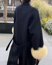 【高品質ウール100%&リアルフォックスファー100%】【動画あり】袖リアルファーウールロングカーディガン - select store mirror me【高品質ウール100%&リアルフォックスファー100%】【動画あり】袖リアルファーウールロングカーディガン153264348mirror meselect store mirror me153264348S