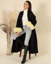 【高品質ウール100%&リアルフォックスファー100%】【動画あり】袖リアルファーウールロングカーディガン - select store mirror me【高品質ウール100%&リアルフォックスファー100%】【動画あり】袖リアルファーウールロングカーディガン153264348mirror meselect store mirror me153264348S