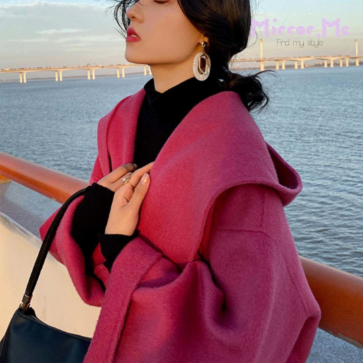 <高品質ウール100%>【動画あり】ローズピンクオーバーコート - select store mirror me<高品質ウール100%>【動画あり】ローズピンクオーバーコート52759490select store mirror meselect store mirror me52759490XS