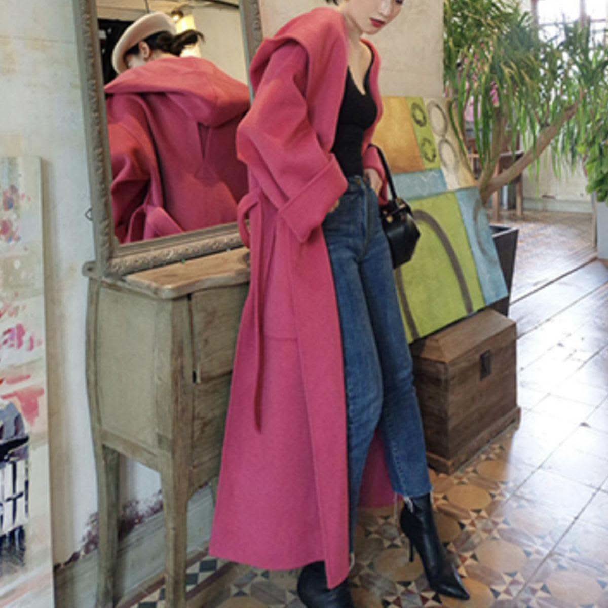 <高品質ウール100%>【動画あり】ローズピンクオーバーコート - select store mirror me<高品質ウール100%>【動画あり】ローズピンクオーバーコート52759490select store mirror meselect store mirror me52759490XS