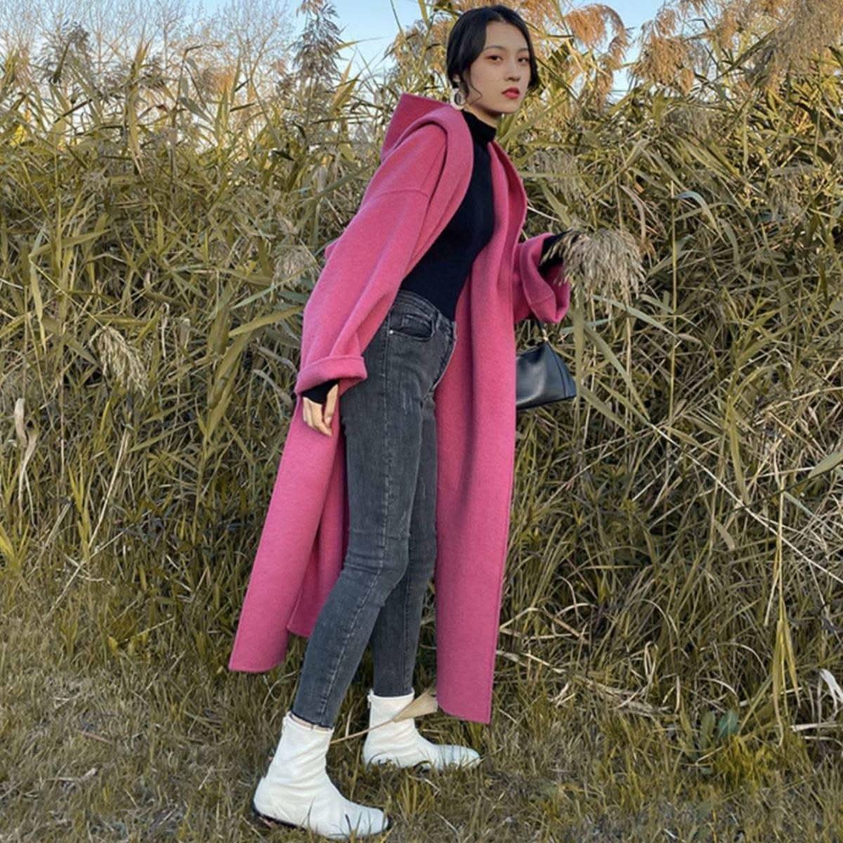 <高品質ウール100%>【動画あり】ローズピンクオーバーコート - select store mirror me<高品質ウール100%>【動画あり】ローズピンクオーバーコート52759490select store mirror meselect store mirror me52759490XS