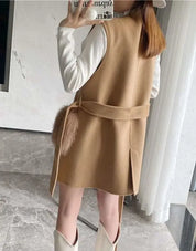 <インスタグラマー様ご愛用>【高品質ウール100%&フォックスファー】【動画あり】ボリュームファーポケットコート2点セット 2色展開 mirror me