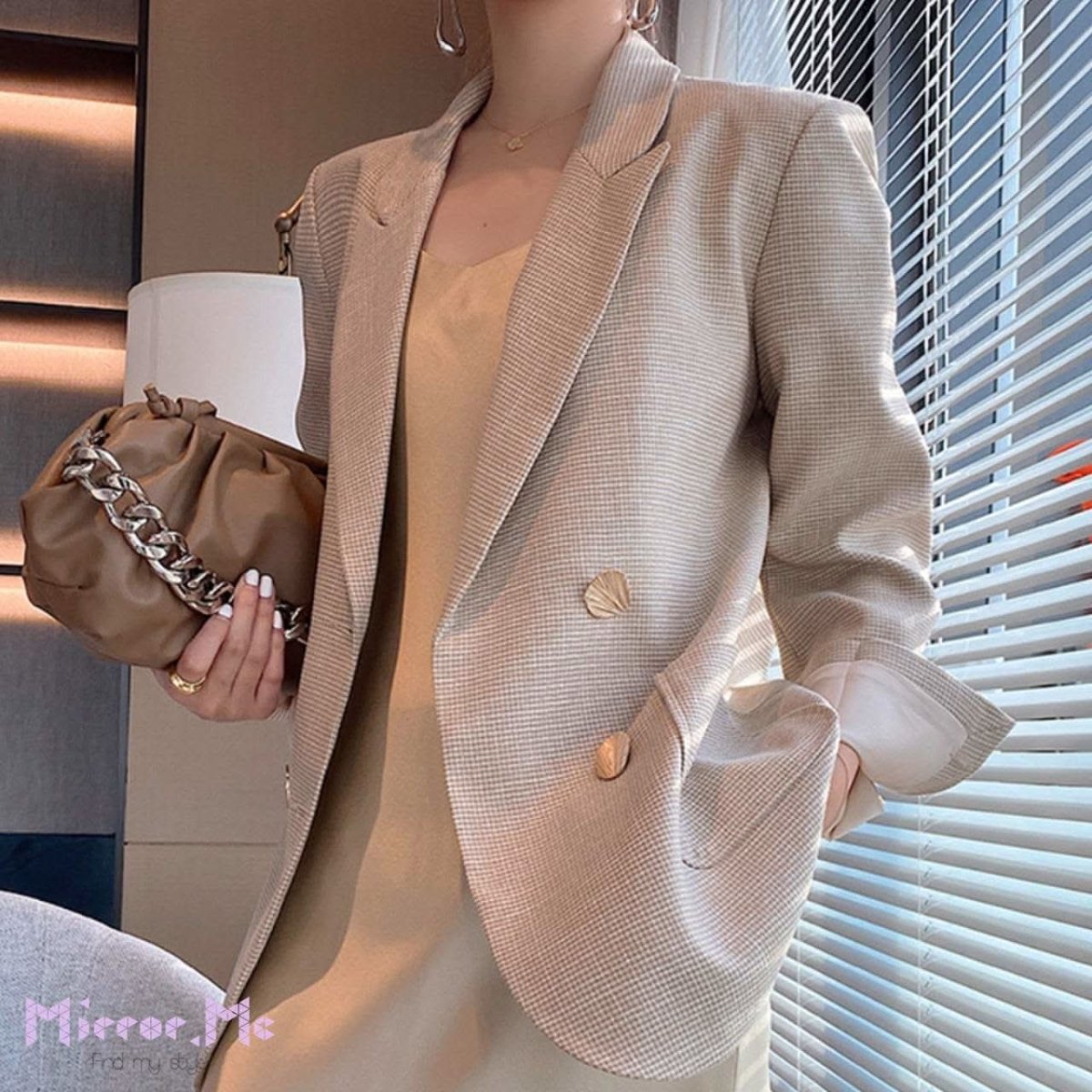 【動画あり】デザインボタン上質素材ダブルブレストジャケット - select store mirror me【動画あり】デザインボタン上質素材ダブルブレストジャケット101154662mirror meselect store mirror me101154662XS