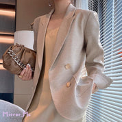 【動画あり】デザインボタン上質素材ダブルブレストジャケット - select store mirror me【動画あり】デザインボタン上質素材ダブルブレストジャケット101154662mirror meselect store mirror me101154662XS