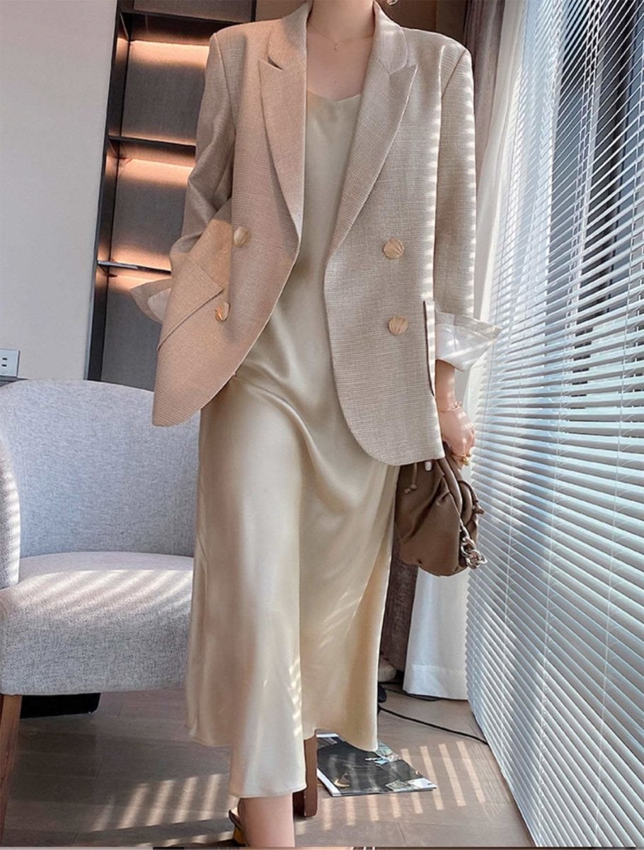 【動画あり】デザインボタン上質素材ダブルブレストジャケット - select store mirror me【動画あり】デザインボタン上質素材ダブルブレストジャケット101154662mirror meselect store mirror me101154662XS