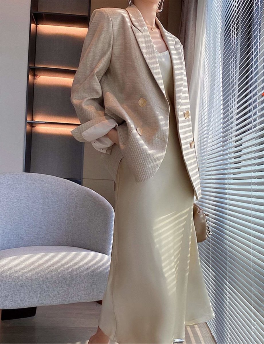 【動画あり】デザインボタン上質素材ダブルブレストジャケット - select store mirror me【動画あり】デザインボタン上質素材ダブルブレストジャケット101154662mirror meselect store mirror me101154662XS