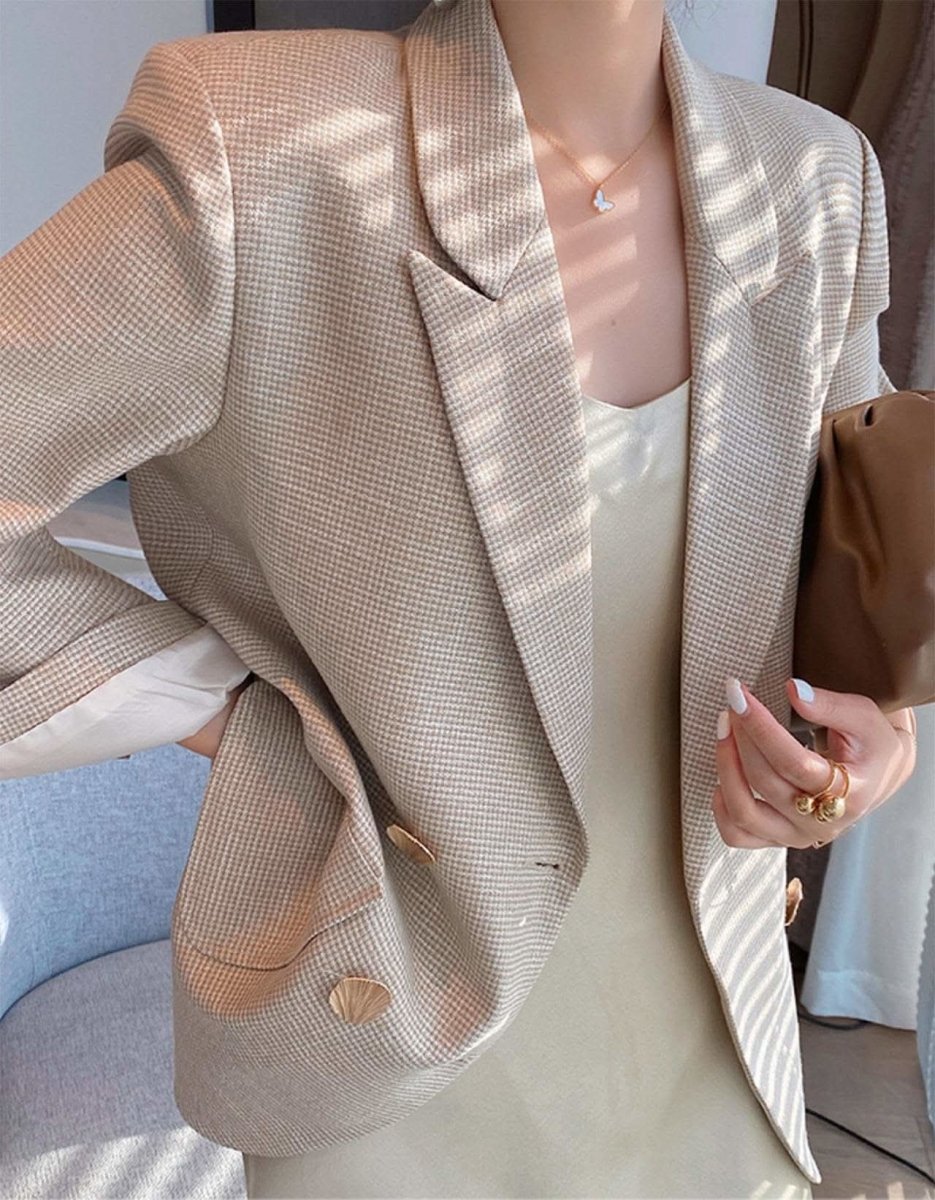 【動画あり】デザインボタン上質素材ダブルブレストジャケット - select store mirror me【動画あり】デザインボタン上質素材ダブルブレストジャケット101154662mirror meselect store mirror me101154662XS