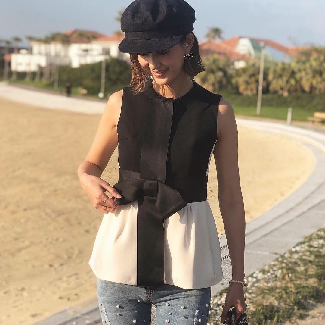 【殿堂入り】リボン付きコントラストノースリジャケット - select store mirror me【殿堂入り】リボン付きコントラストノースリジャケット101999623mirror meselect store mirror me101999623S