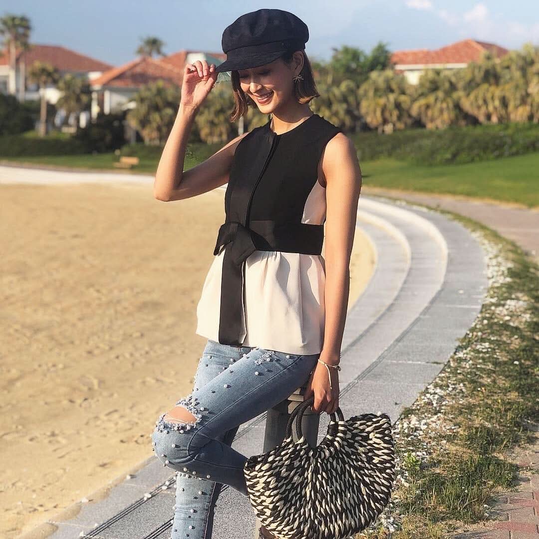 【殿堂入り】リボン付きコントラストノースリジャケット - select store mirror me【殿堂入り】リボン付きコントラストノースリジャケット101999623mirror meselect store mirror me101999623S