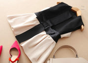 【殿堂入り】リボン付きコントラストノースリジャケット - select store mirror me【殿堂入り】リボン付きコントラストノースリジャケット101999623mirror meselect store mirror me101999623S