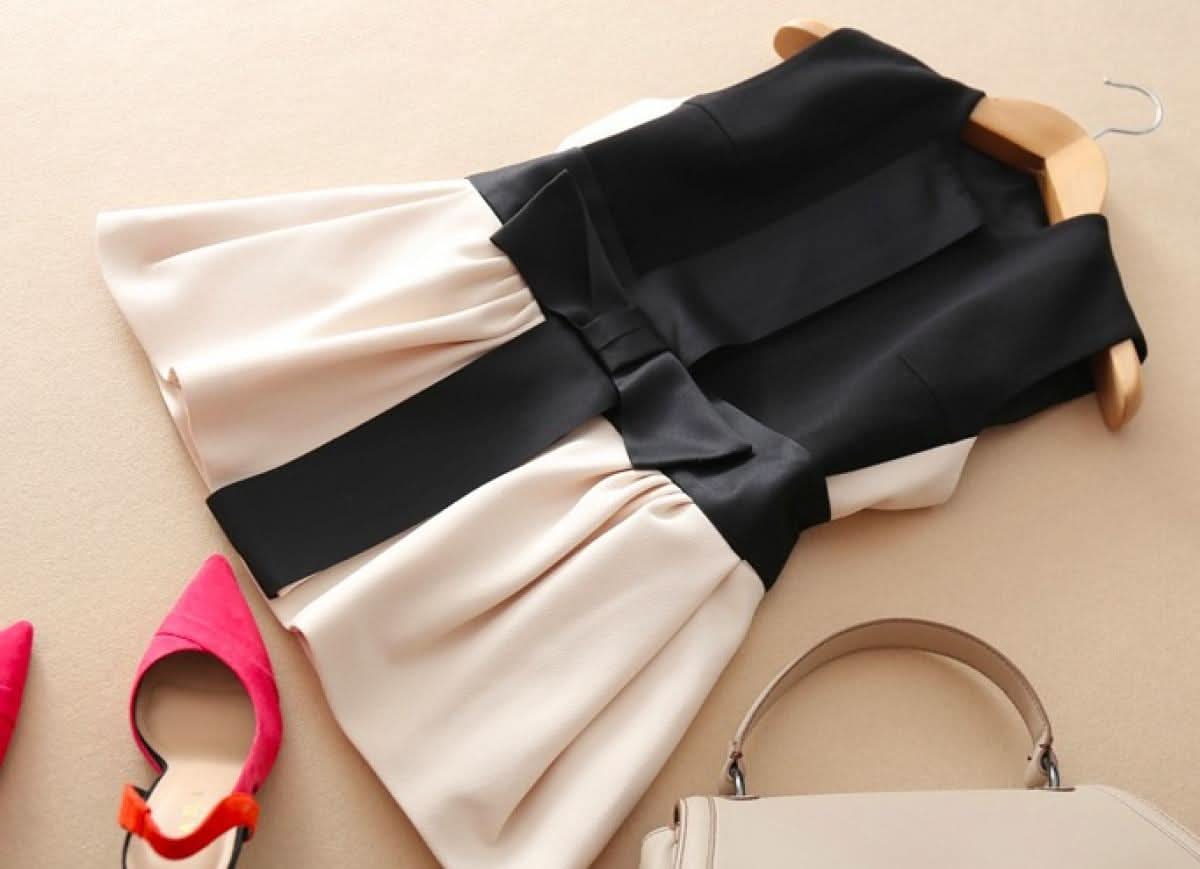 【殿堂入り】リボン付きコントラストノースリジャケット - select store mirror me【殿堂入り】リボン付きコントラストノースリジャケット101999623mirror meselect store mirror me101999623S