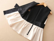 【殿堂入り】リボン付きコントラストノースリジャケット - select store mirror me【殿堂入り】リボン付きコントラストノースリジャケット101999623mirror meselect store mirror me101999623S