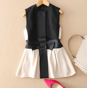 【殿堂入り】リボン付きコントラストノースリジャケット - select store mirror me【殿堂入り】リボン付きコントラストノースリジャケット101999623mirror meselect store mirror me101999623S