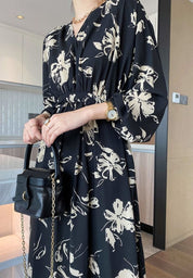 【動画あり】シックフラワーデザインポケットミドル丈ワンピース - select store mirror me【動画あり】シックフラワーデザインポケットミドル丈ワンピース108232530mirror meselect store mirror me108232530S