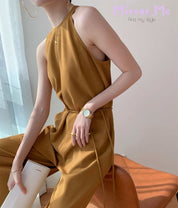 【動画あり】アメリカンネックくすみイエローロンパース - select store mirror me【動画あり】アメリカンネックくすみイエローロンパース109567438mirror meselect store mirror me109567438S