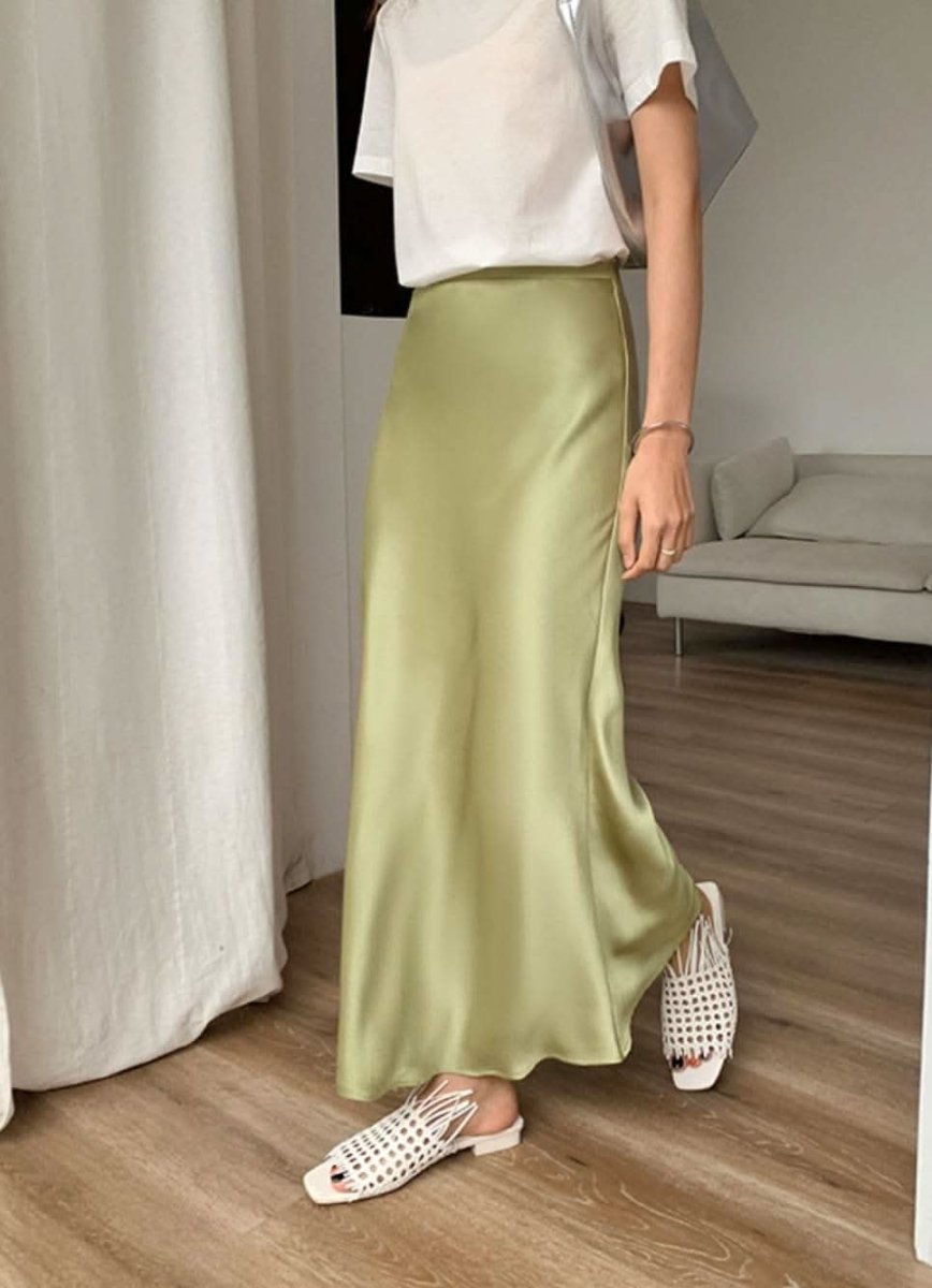 【動画あり】春カラーサテンロングスカート 11色展開 - select store mirror me【動画あり】春カラーサテンロングスカート 11色展開199897410mirror meselect store mirror me199897410ホワイトS