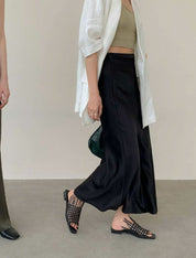 【動画あり】春カラーサテンロングスカート 11色展開 - select store mirror me【動画あり】春カラーサテンロングスカート 11色展開199897410mirror meselect store mirror me199897410ホワイトS