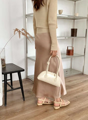 【動画あり】春カラーサテンロングスカート 11色展開 - select store mirror me【動画あり】春カラーサテンロングスカート 11色展開199897410mirror meselect store mirror me199897410ホワイトS