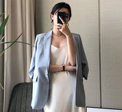 【動画あり】ライトブルーシンプルテーラードジャケット - select store mirror me【動画あり】ライトブルーシンプルテーラードジャケット113184005mirror meselect store mirror me113184005XS