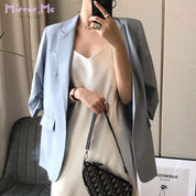 【動画あり】ライトブルーシンプルテーラードジャケット - select store mirror me【動画あり】ライトブルーシンプルテーラードジャケット113184005mirror meselect store mirror me113184005XS