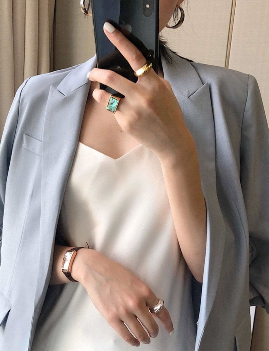 【動画あり】ライトブルーシンプルテーラードジャケット - select store mirror me【動画あり】ライトブルーシンプルテーラードジャケット113184005mirror meselect store mirror me113184005XS