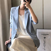 【動画あり】ライトブルーシンプルテーラードジャケット - select store mirror me【動画あり】ライトブルーシンプルテーラードジャケット113184005mirror meselect store mirror me113184005XS