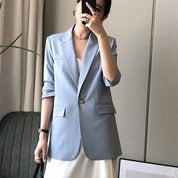 【動画あり】ライトブルーシンプルテーラードジャケット - select store mirror me【動画あり】ライトブルーシンプルテーラードジャケット113184005mirror meselect store mirror me113184005XS