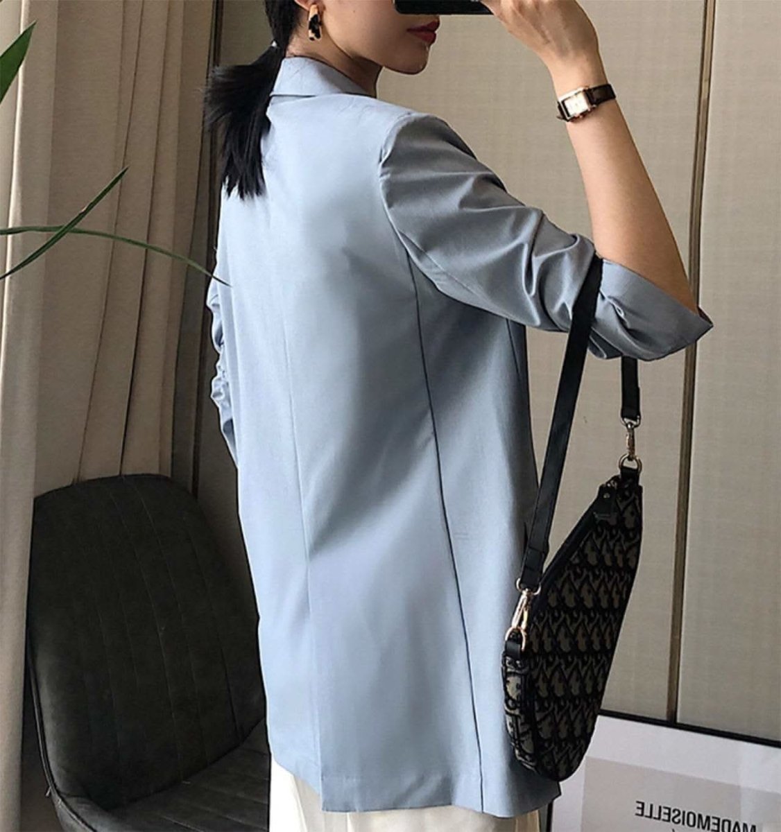 【動画あり】ライトブルーシンプルテーラードジャケット - select store mirror me【動画あり】ライトブルーシンプルテーラードジャケット113184005mirror meselect store mirror me113184005XS