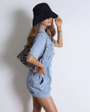 【動画あり】ハイウエスト美ライン半袖デニムワンピース - select store mirror me【動画あり】ハイウエスト美ライン半袖デニムワンピース122395094mirror meselect store mirror me122395094S