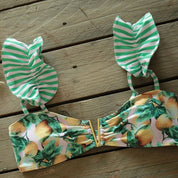 ウエストストライプリボンナチュラルレモンデザインビキニ - select store mirror meウエストストライプリボンナチュラルレモンデザインビキニ123277750mirror meselect store mirror me123277750S