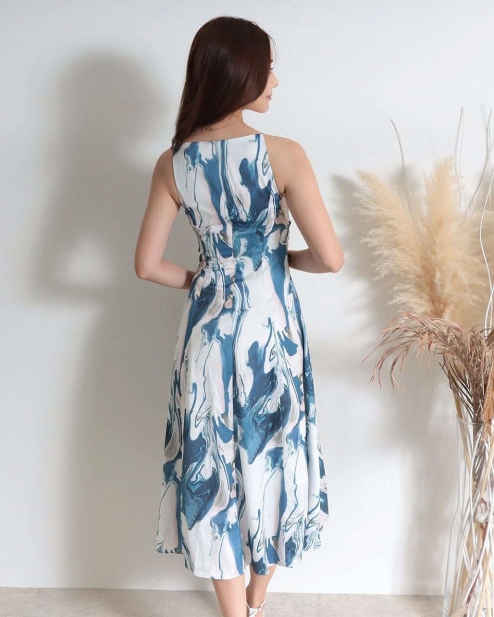 【動画あり】アメリカンネックマーブルブルーワンピース - select store mirror me【動画あり】アメリカンネックマーブルブルーワンピース130088913mirror meselect store mirror me130088913S