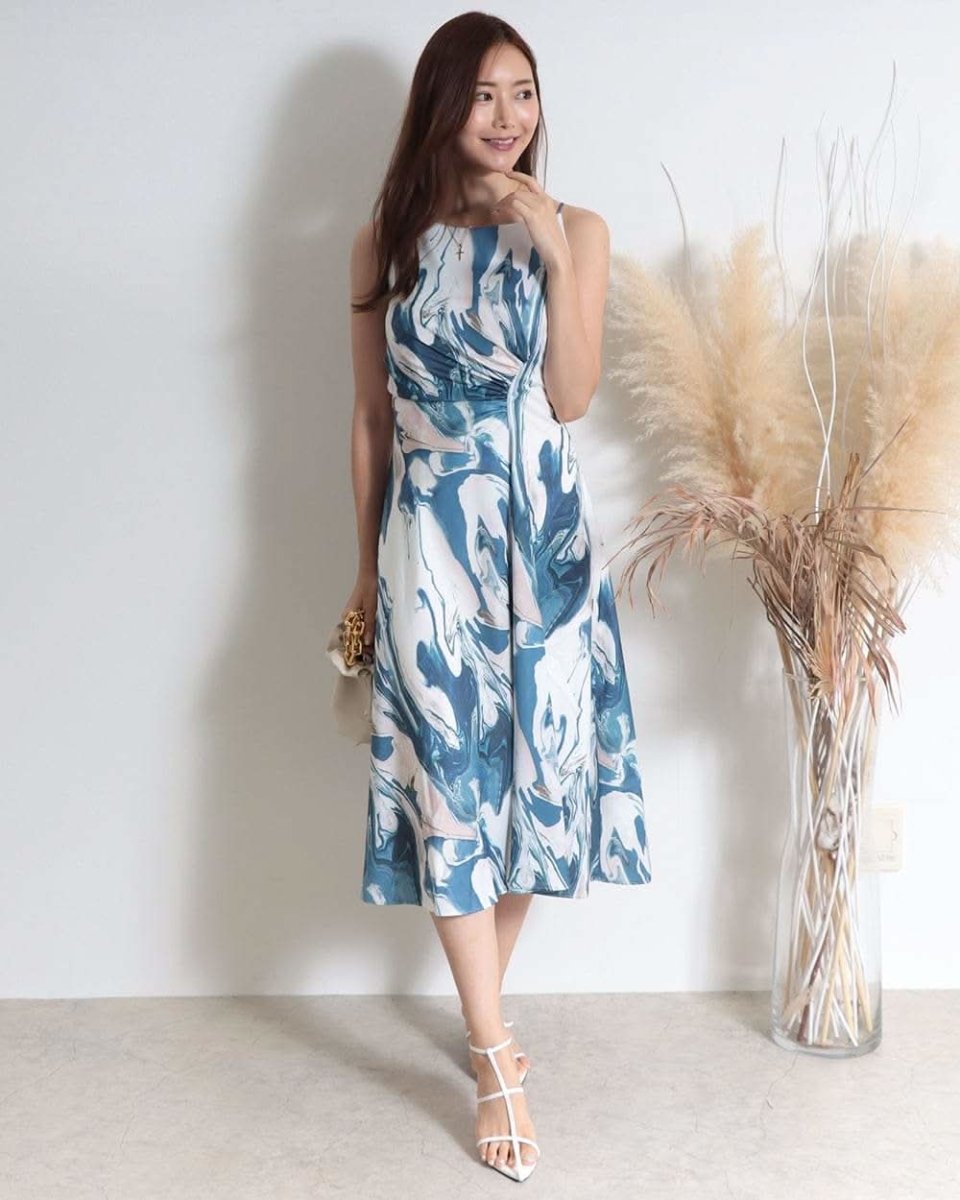 【動画あり】アメリカンネックマーブルブルーワンピース - select store mirror me【動画あり】アメリカンネックマーブルブルーワンピース130088913mirror meselect store mirror me130088913S