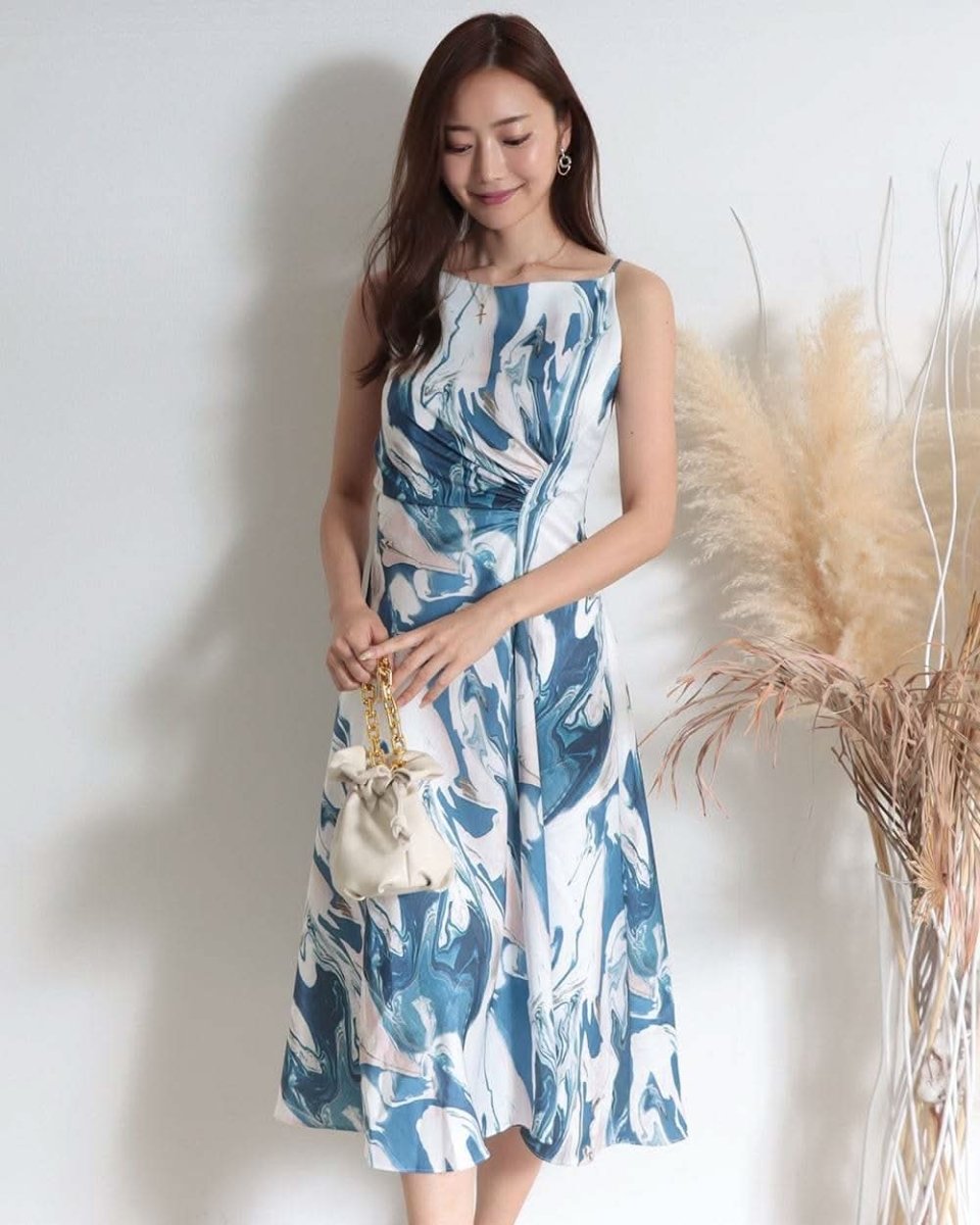 【動画あり】アメリカンネックマーブルブルーワンピース - select store mirror me【動画あり】アメリカンネックマーブルブルーワンピース130088913mirror meselect store mirror me130088913S