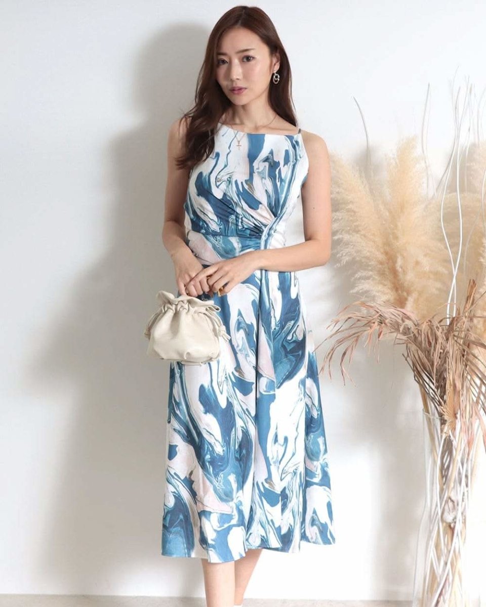 【動画あり】アメリカンネックマーブルブルーワンピース - select store mirror me【動画あり】アメリカンネックマーブルブルーワンピース130088913mirror meselect store mirror me130088913S