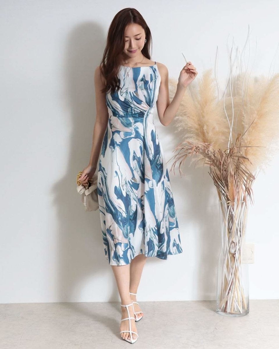 【動画あり】アメリカンネックマーブルブルーワンピース - select store mirror me【動画あり】アメリカンネックマーブルブルーワンピース130088913mirror meselect store mirror me130088913S